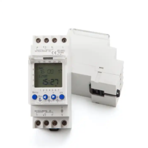 2 channel digital timer programmable holiday cycle random clock switch