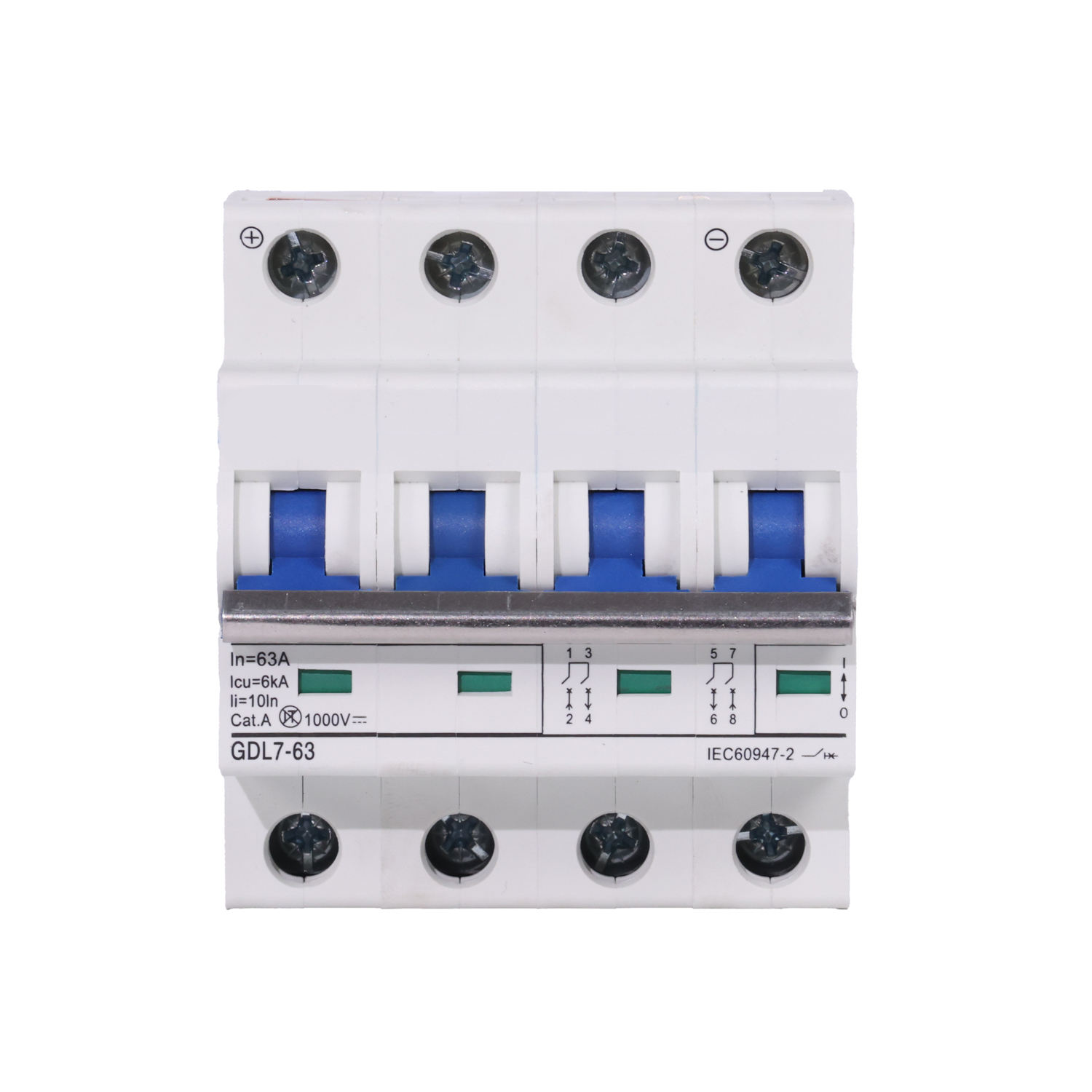 dc mcb 1000v 4p 10a 63a miniature circuit breaker solar pv dc mcb 1000v 4p 10a 63a miniature circuit breaker solar pv