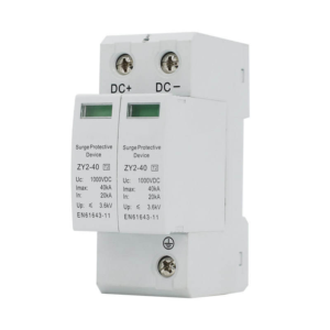 Home dc spd 1000v 2p 1000a solar surge protector t2 pv lightning arrester