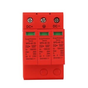 dc spd 1000v type 2 surge protector pv solar lightning arrester