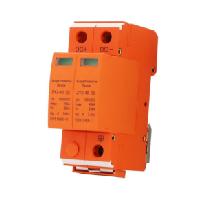 Home dc spd 2p 1000v 40ka solar surge protector pv lightning arrester