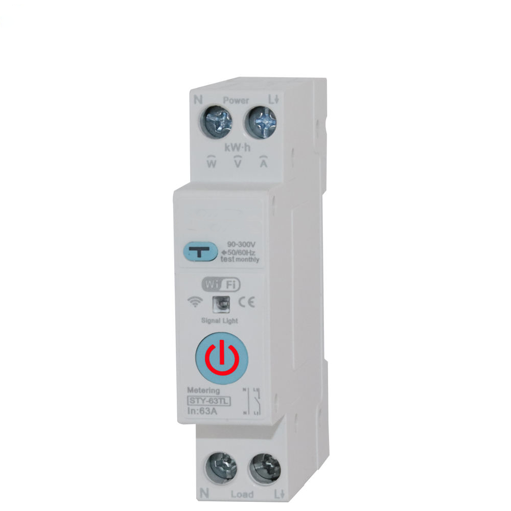 smart wifi rcb0 90 300v adjustable voltage metering overload elcb smart wifi rcb0 90 300v adjustable voltage metering overload elcb