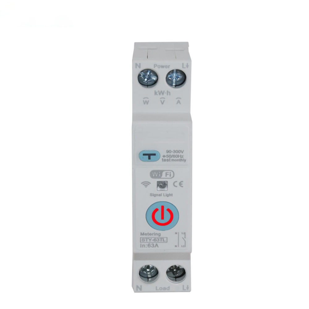 smart wifi rcb0 90 300v adjustable voltage metering overload elcb smart wifi rcb0 90 300v adjustable voltage metering overload elcb