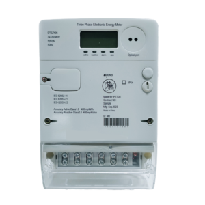three phase electricity meter 230v load unbalance tamper secure