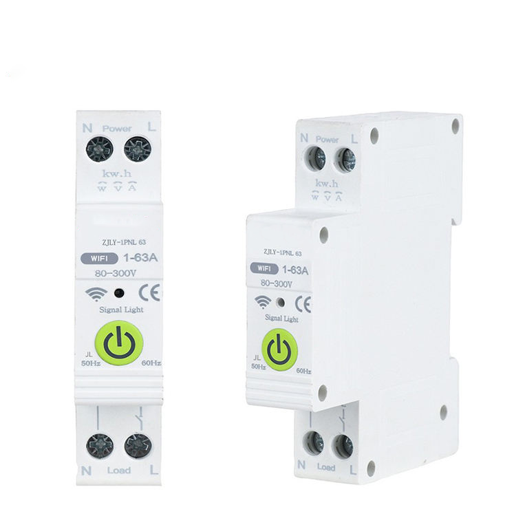 tuya wifi smart mcb 63a 1p thermostat voice control energy monitor tuya wifi smart mcb 63a 1p thermostat voice control energy monitor