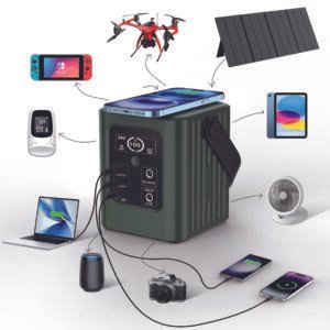 100w pd power bank lifepo4 solar wireless charger