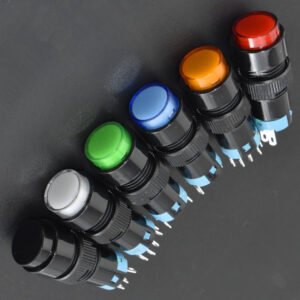 12v mini led push button switch 8/10/12mm metal indicator light