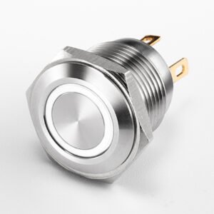 16mm metal push button switch 110v 220v ac led indicator light ip65