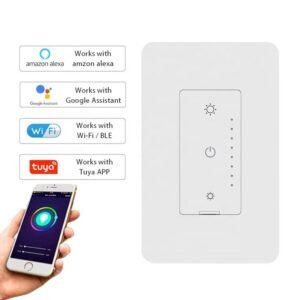 3 way led dimmer wifi ble 120v smart touch tuya alexa