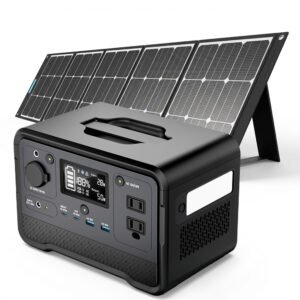 350w lifepo4 portable solar generator power station