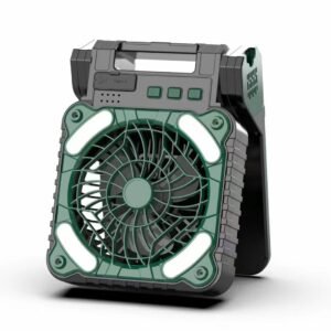 7800mah solar camping fan portable led tent fan