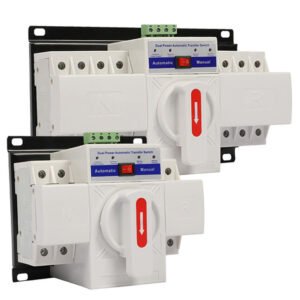 ats cb 220v 2p 4p 63a dual power changeover switch