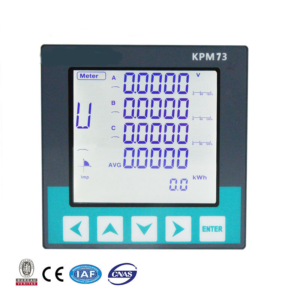 3 phase voltage current meter lcd smart grid digital panel