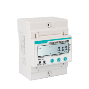 380v din rail 3 phase smart energy meter lcd voltage current