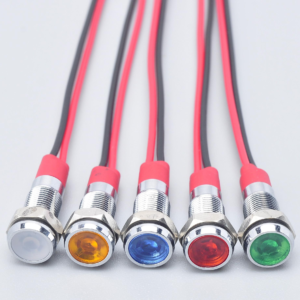 led push button light 2 bin flexible multi color