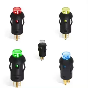 led push button switch 8mm waterproof 12v/24v/220v latching